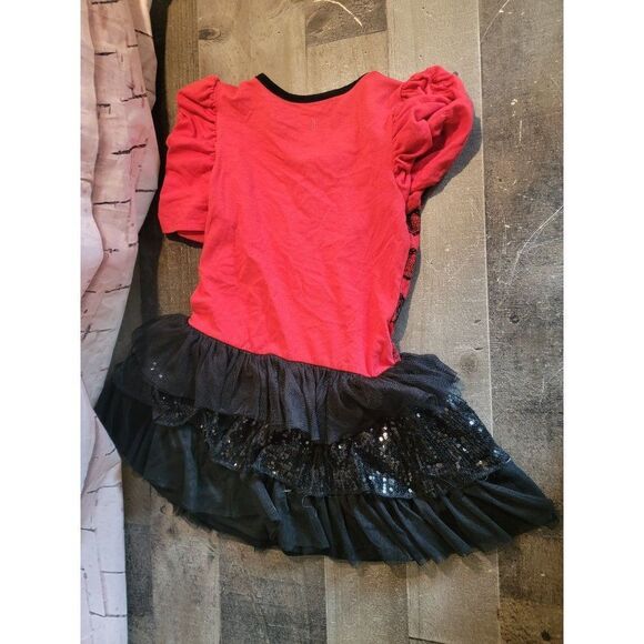Red Minnie Mouse Disney 6 dress youth sequin - Picture 4 of 4